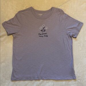 Old Navy Light Purple Graphic Tee size large